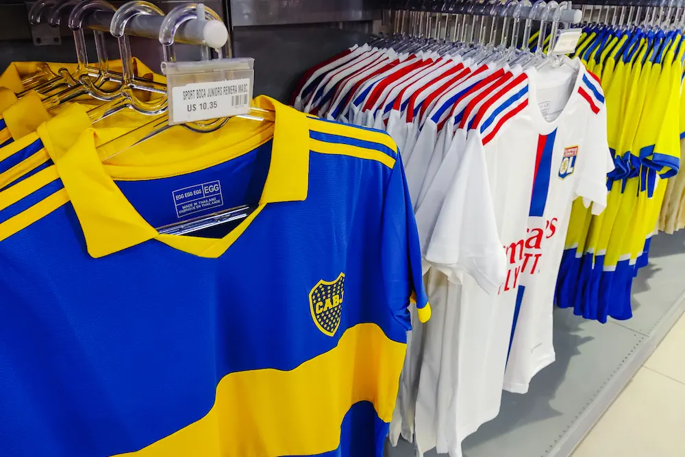 Boca Juniors shirts