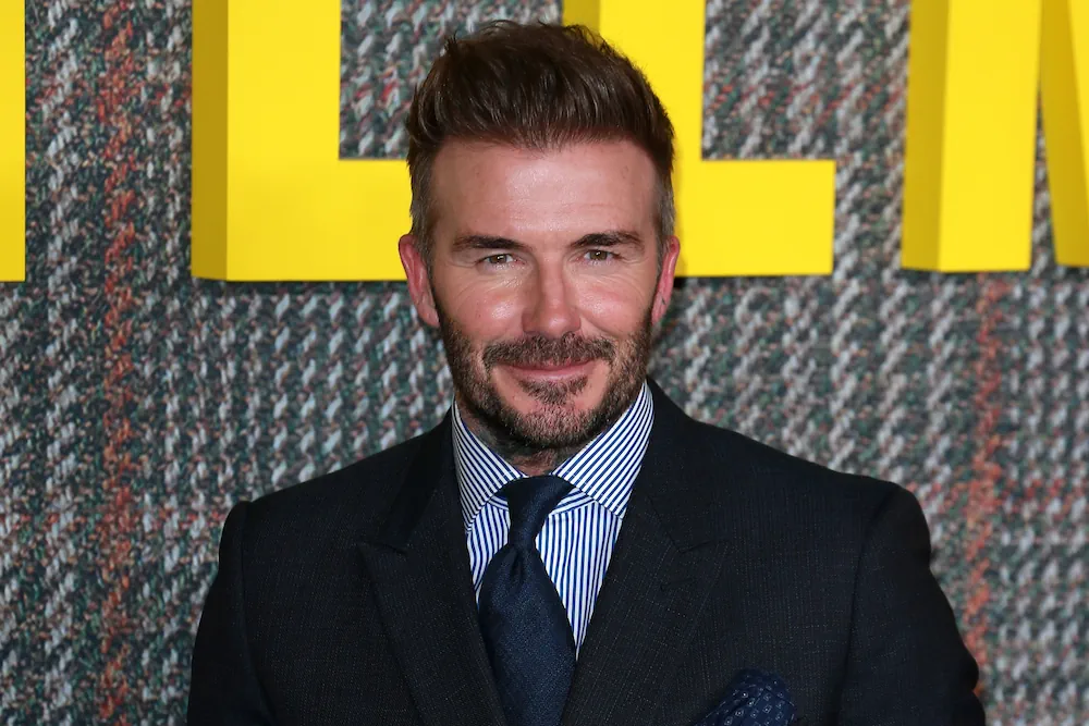 David Beckham op een evenement