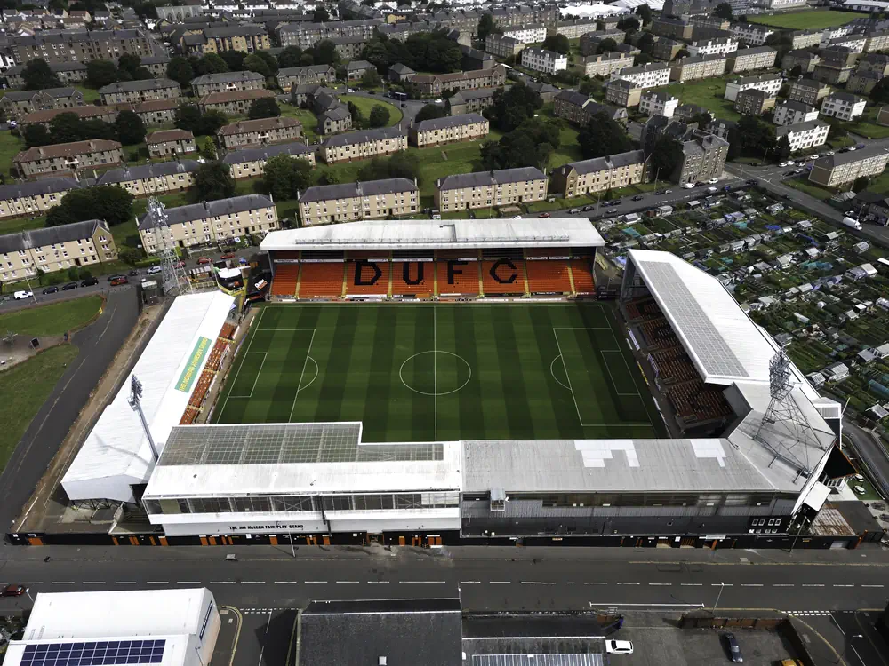 Het thuisstadion van Dundee United, Tannadice Park