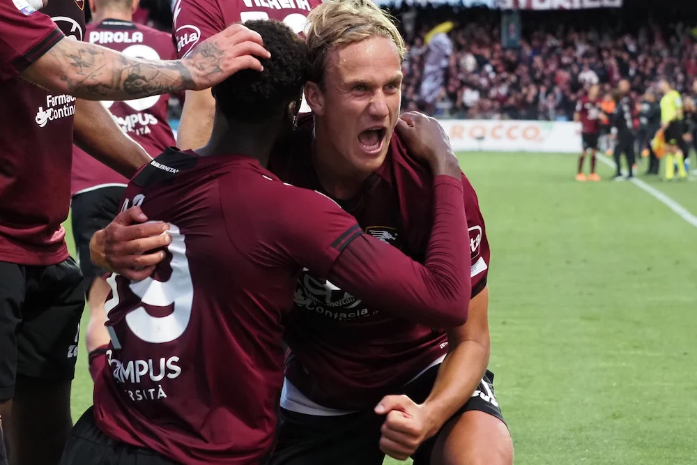 Erik Botheim - hier spelend voor Salernitana