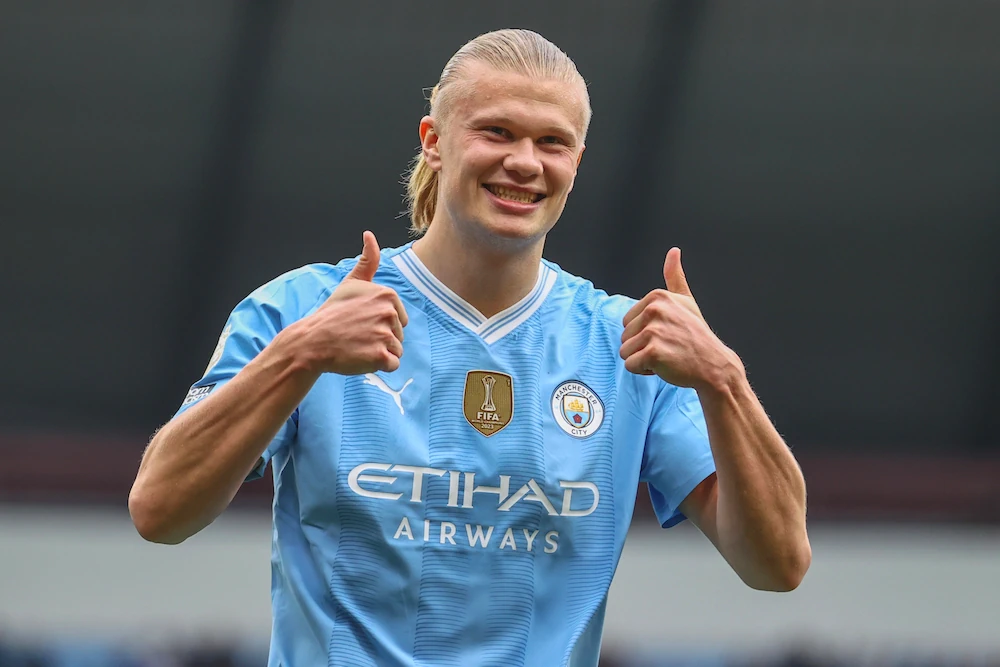 Erling Haaland, Manchester City - gelukkige winnaar
