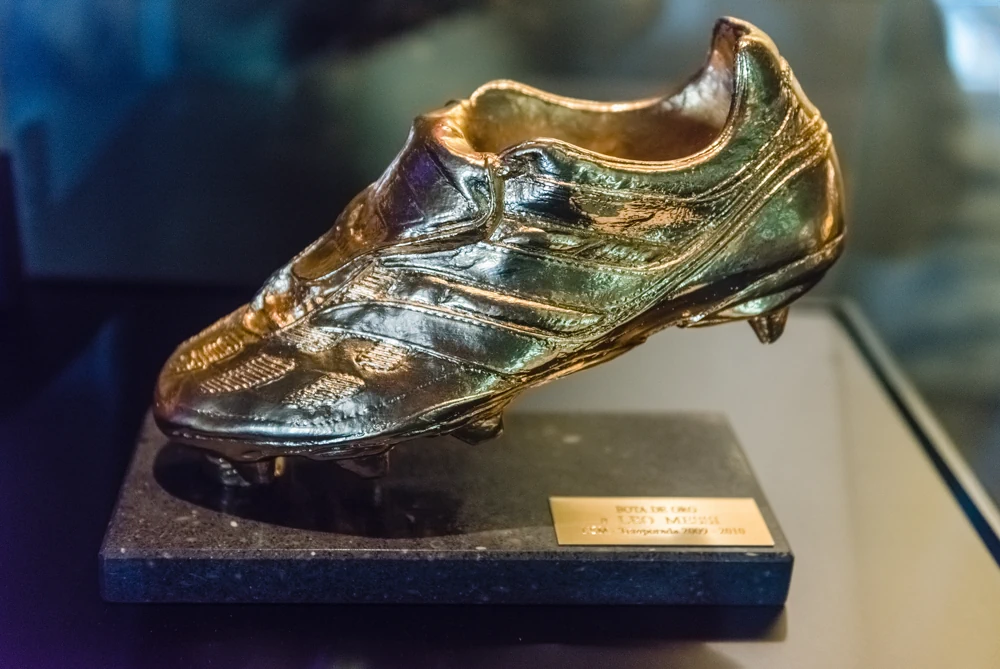 Europese Gouden Schoen tentoongesteld