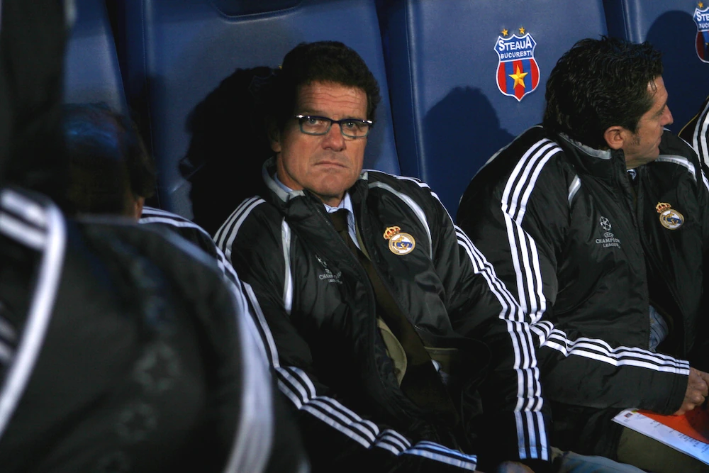 Fabio Capello toen hij Real Madrid coachte