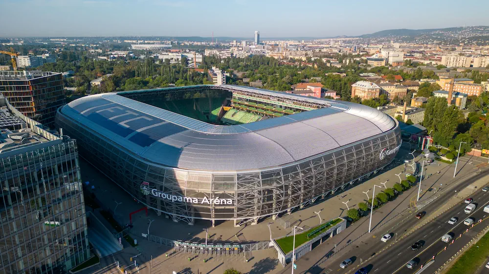 Ferencvaros Groupama Arena Voetbalstadion