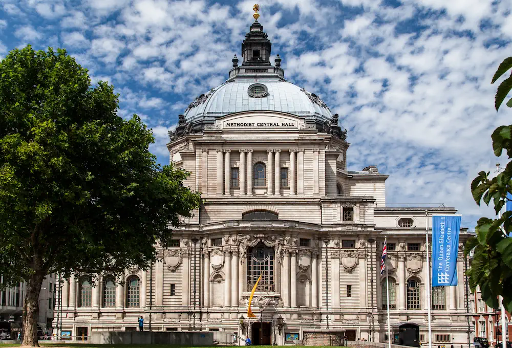 Methodist Central Hall in Westminster, Londen