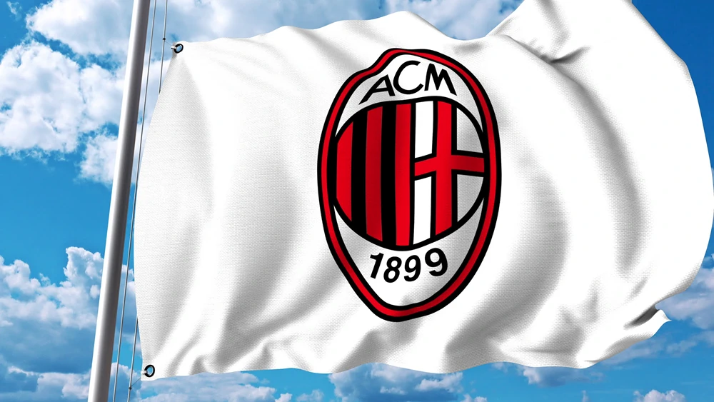 Vlag van AC Milan
