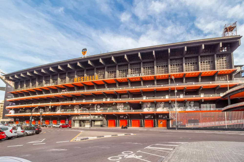 Het Mestalla-stadion van Valencia